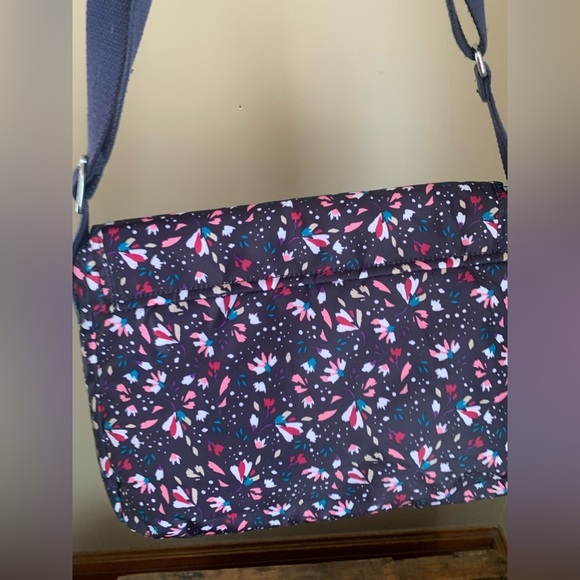 Kipling purse shoulder crossbody adjustable strap messenger confetti pattern - Picture 7 of 13